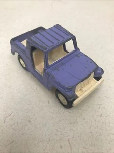 Vintage Jeep 1969 Die Cast Tootsie Toy Car Purple Jeep - Picture 1 of 9