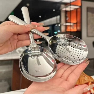 Large Public Spoon Stainless Steel Rice Serving Spoon Kitchen Utensils - Picture 1 of 16