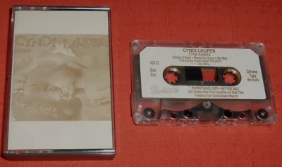 CYNDI LAUPER - VERY RARE US PROMO CASSETTE TAPE ALBUM - TRUE COLORS - Image 1 of 4
