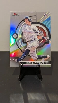 Anthony Volpe 2023 Topps Finest Refractor Rookie Card RC #26 New York Yankees SP - Image 1 of 2