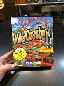 RollerCoaster Tycoon (Windows PC, 1999) Complete in Big Box with Manual, Inserts - Picture 1 of 8