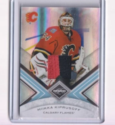 Parche limitado Panini 81 2010-11 Miikka Kiprusoff/25 Calgary Flames Foto 1 de 2