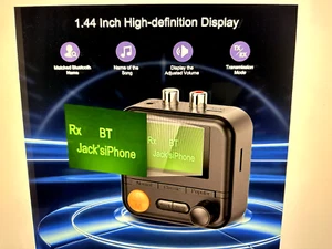 WIRELESS RECEIVER & TRANSMITTER with 1.44 display - Picture 1 of 5