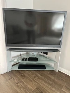 SONY TV 50 Inches with matching stand with Shelves KDF-E50A12U with remote contr - Picture 1 of 5