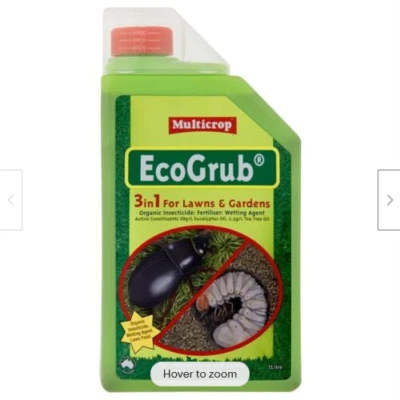 Eco Grub 1L CONCENTRATE  Multicrop Organic Insecticide Fertiliser Wetting Agent - image 1 of 3