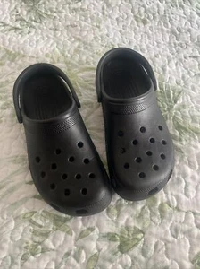 Crocs Unisex Adult Black Round Toe Slip On Classic Comfort Clogs Size M9 W11 - Bild 1 von 5
