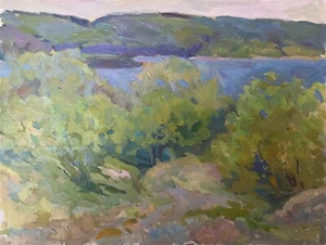 Oil Painting Chernihiv Forests Peter T. Unframed Original Home Decor nAAA2323 - Picture 1 of 13