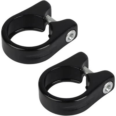 Sattelklemme 2 Stücke Fahrrad, Sattelstützenklemme aus Aluminiumlegierung Fah... - Bild 1 von 4