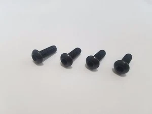 Tornillos negros de lujo para matrícula automática TOYOTA pernos de acero zinc repuesto FABRICANTE DE EQUIPOS ORIGINALES - Imagen 1 de 2