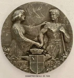 TERZA ESPOSIZIONE AGRICOLA INDUSTRIALE ARTISTICA MEDAGLIA LIBERTY LUGO 1903 - Imagen 1 de 6