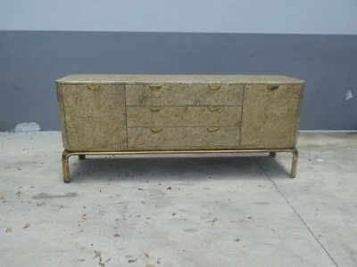 ESPECTACULAR APARADOR JOHN WIDDICOMB IMITACIÓN CAPARAZÓN DE TORTUGA Y LATÓN CREDENZA Foto 1 de 4
