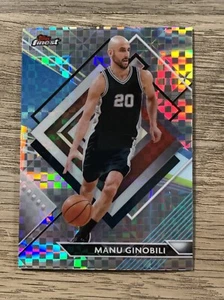 2023-24 Topps Finest RARE SP X Fractor #260 Manu Ginobili, San Antonio Spurs - Picture 1 of 2