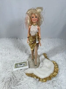 Muñeca Jem & The Holograms Glitter 'n Gold Jem Jerrica 1985 Hasbro #4001 con cinta - Imagen 1 de 9