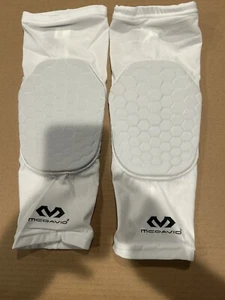 McDavid Arm Hex Tech Padded Protective Compression White Shooter Sleeve Size L - Picture 1 of 9