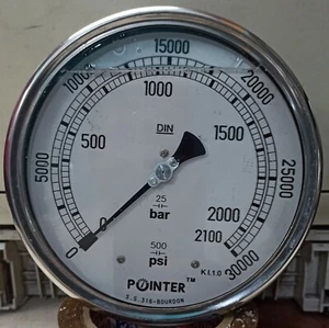 High Pressure guage 2100 Bar /30000 PSI.High pressure guage Stainless Steel - Picture 1 of 2