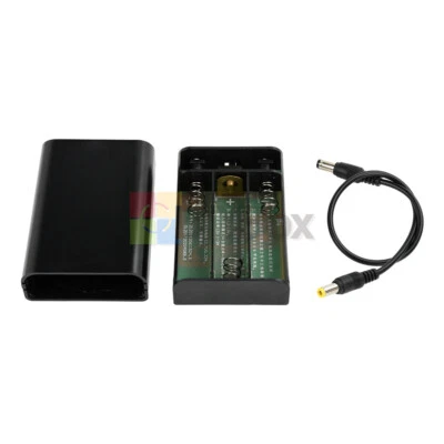 Wiederaufladbare Power Bank Gehäuse USV Batterie Box DIY Kit für 3 * 18650 Akku DC 12V  - Bild 1 von 4
