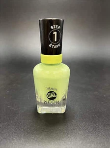 Sally Hansen Miracle Gel Nail Polish #052 Electri-Lime (Mint Green) - Picture 1 of 4