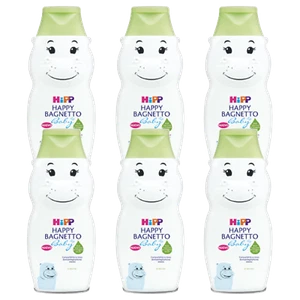 Hipp Happy Bagnetto ippopotamo bambini 6 X 300 ml senza profumi e paraffina - Foto 1 di 1