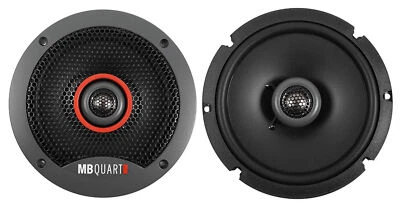 Pair MB QUART FKB116S 6.5" 240 Watt Slim Shallow Mount Car Audio Speakers