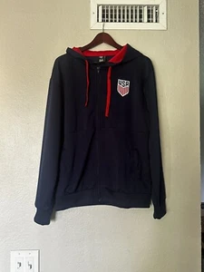 USA United States Soccer Track Jacket Full Zip Taglia Extra Large Uomo M - Foto 1 di 13