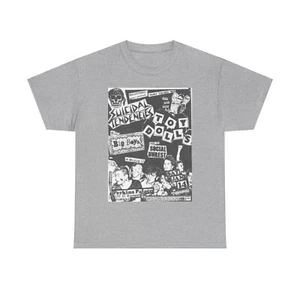 Toy Dolls Vintage Punk Rock Flyer Unisex Heavy Cotton Tee - Picture 1 of 25