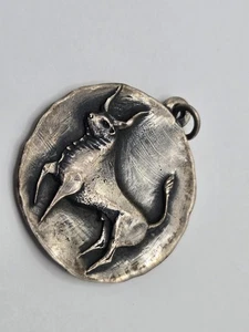 SELTEN NICHT MEHR PRODUZIERT 1,52" James Avery Sterlingsilber Stier Sternzeichen Charm Anhänger - Bild 1 von 5
