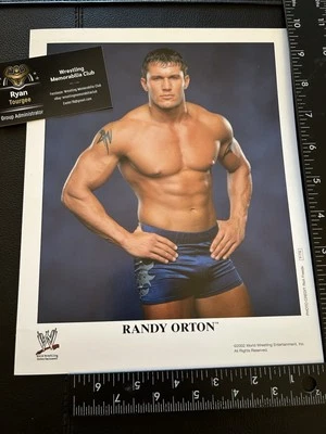 Рэнди Ортон официальный WWE промо фото 2002 реслинг WWF винтажный originalP-776 - Изображение 1 из 4