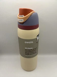 Owala 32 Unzen FreeSip Edelstahl Wasserflasche Sandy Shores - Neu - Bild 1 von 4