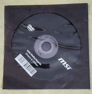 MSI Intel Motherboards Drivers & Utilities DVD-ROM 2020 (G71-MID1080-N56) - Picture 1 of 1