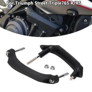 Protezione motore Crash Frame Slider Per Triumph Street Triple R S RS Frame Slid - Picture 1 of 11