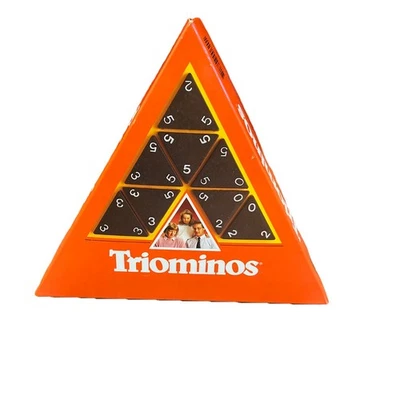 Vintage Goliath Triominos Game Fully Complete Excellent Condition Compact Box - Image 1 of 4