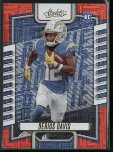 2023 Panini Absolute #196 Derius Davis Red Squares #/499 - Bild 1 von 2