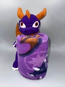 NWOT Skylanders Magic SPYRO The Dragon 12" Plush & Blanket Activision 2012 - Picture 1 of 8