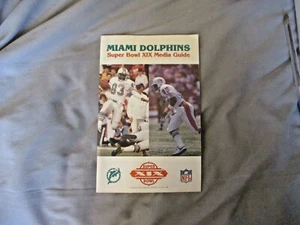 1985 MIAMI DOLPHINS SUPER BOWL MEDIA GUIDE Yearbook DON SHULA DAN MARINO 1984 - Picture 1 of 10