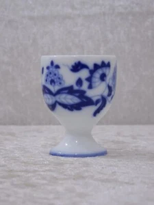 Huevo De Cerámica Antiguo Con Diseño De Cebolla Vintage Alrededor De 1900 - 6 cm - Imagen 1 de 4