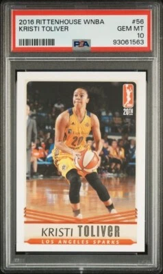 2016 Rittenhouse WNBA PSA 10 Kristi Toliver Los Angeles Sparks Phoenix Mercury - Image 1 of 2