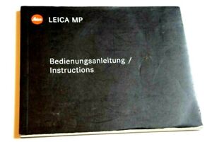 LEICA MP INSTRUCTION MANUAL ORIGINAL