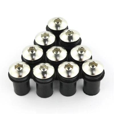 Steel Windshield Bolt Nut Aftermarket Fit For 2012-2017 Kawasaki Ninja 300 EX300 - Imagem 1 de 4