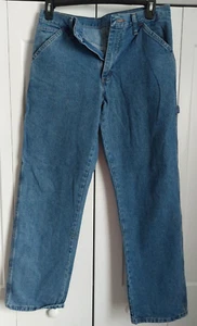 Men's Wrangler Originals 30X32 carpenter jeans medium wash Excellent Condition - Picture 1 of 4