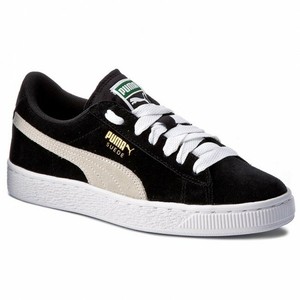 puma suede black junior