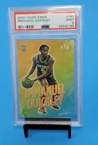 2020 COURT KINGS IMMANUEL QUICKLEY LEVEL 4 ROOKIES IV NO. 83 PSA 9 - Picture 1 of 2