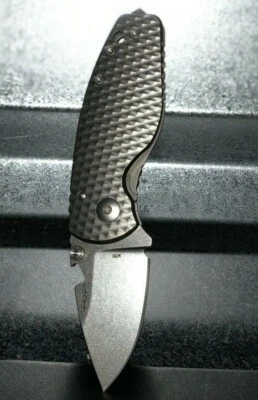 DPx Gear HEST Folding Knife 3" Bohler M390 Steel Blade Gray Titanium Handle - Image 1 of 4