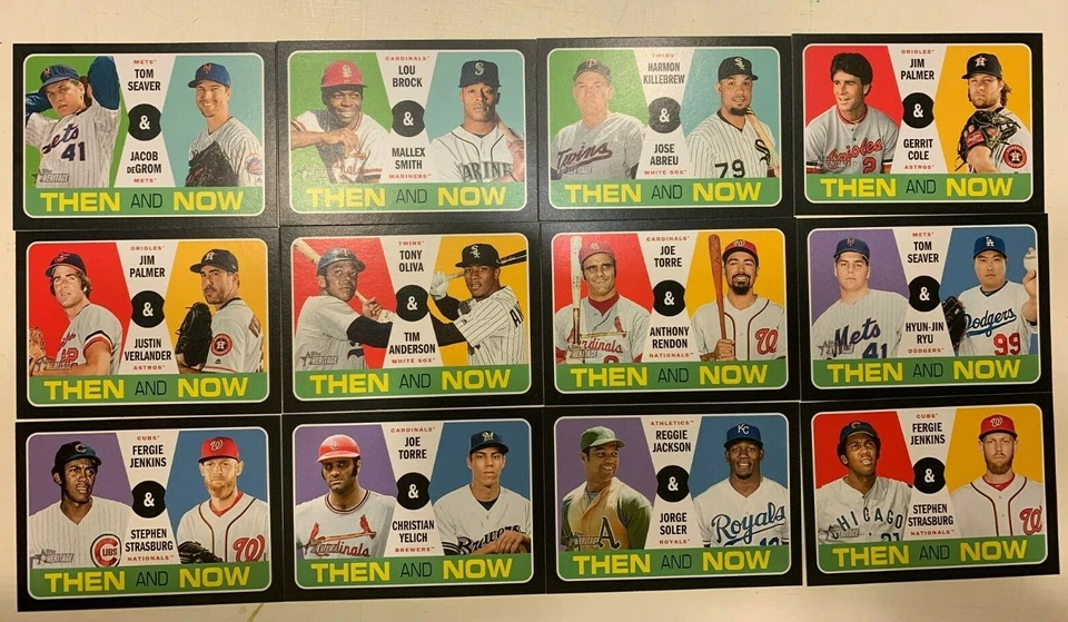 2020 Topps Heritage Then and Now You Pick 'EM Complete Your Set - Image 1 of 1