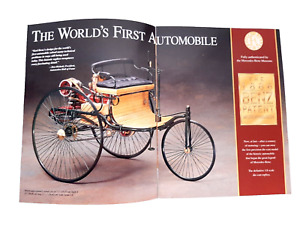 1886 Mercedes Benz Worlds First Automobile Franklin Mint Diecast Car Brochure