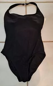 NWT Womens Misses sz 8 black 1pc swimsuit swim bathing suit Upstream NEW - Picture 1 of 1