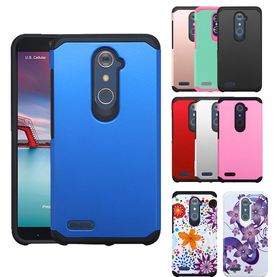 Slim Duo Layer Fusion Case Skin Cover for ZTE Max Duo LTE Imperial Max Z963VL  Foto 1 de 1