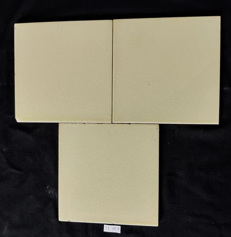 1940s Vintage 6 x 6 Architecture Tile Off White Color England Set of 3 CT44 Cover