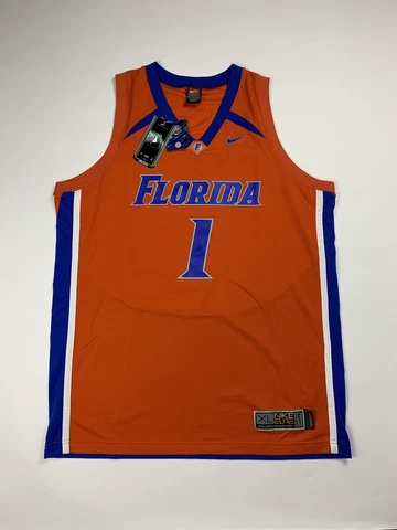 NEW Florida Gators NCAA Basketball Nike Team Elite Jersey Size XL Orange Blue Cover