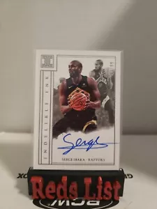 2017-18 Panini Impeccable Indelible Ink 3/99 Serge Ibaka #II-SIB Auto Raptors - Picture 1 of 16