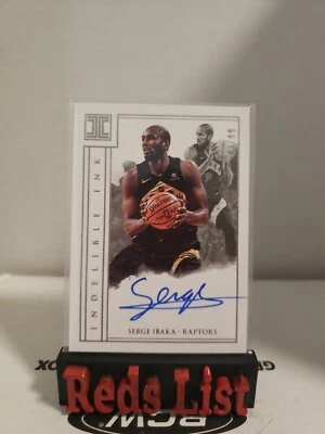 2017-18 Panini Impeccable Indelible Ink 3/99 Serge Ibaka #II-SIB Auto Raptors  - Image 1 of 4
